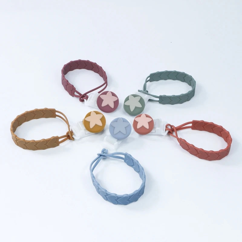 Baby Teether Anti-drop Chain Silicone
