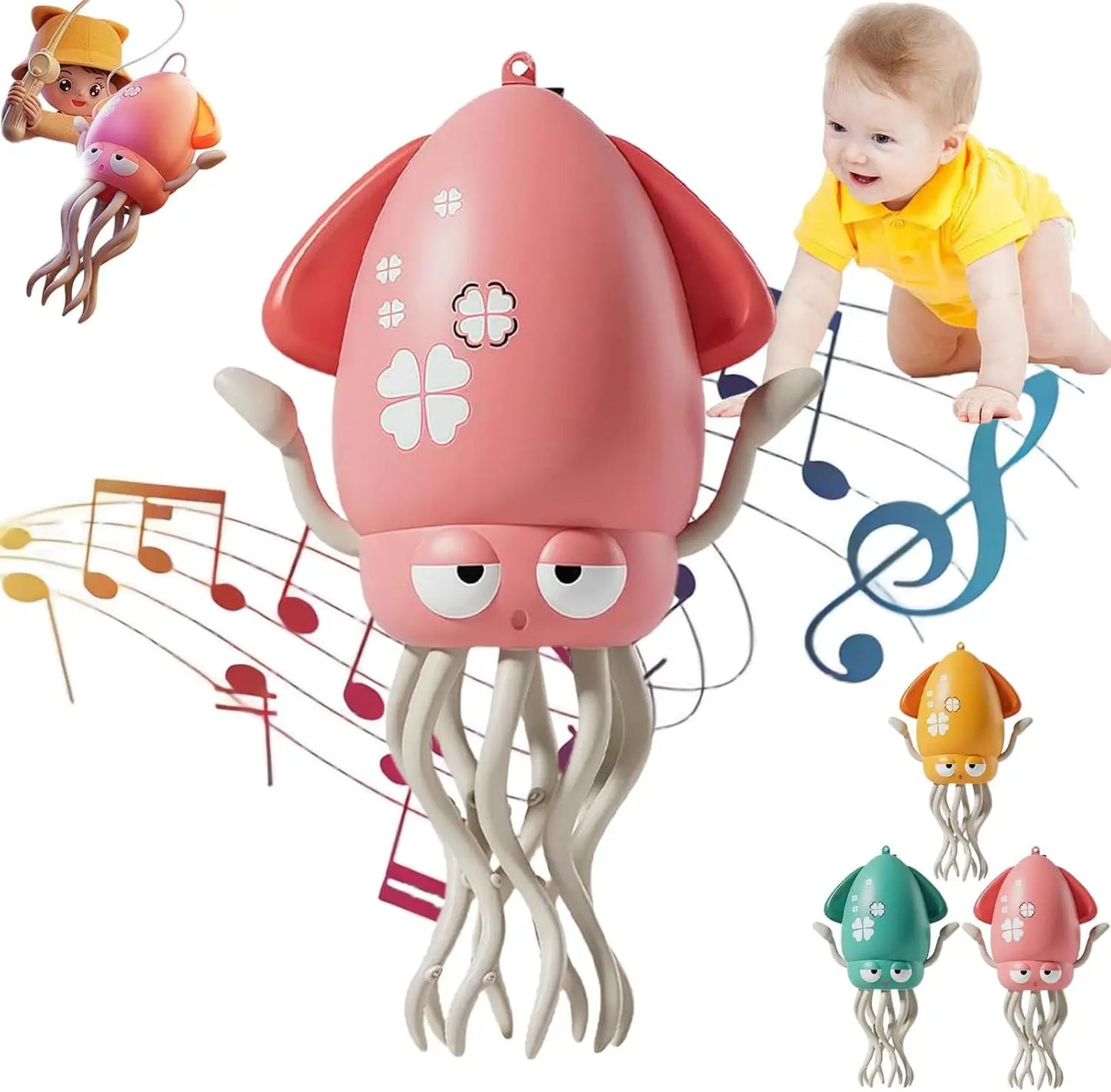 Baby swing toy duck or octopus