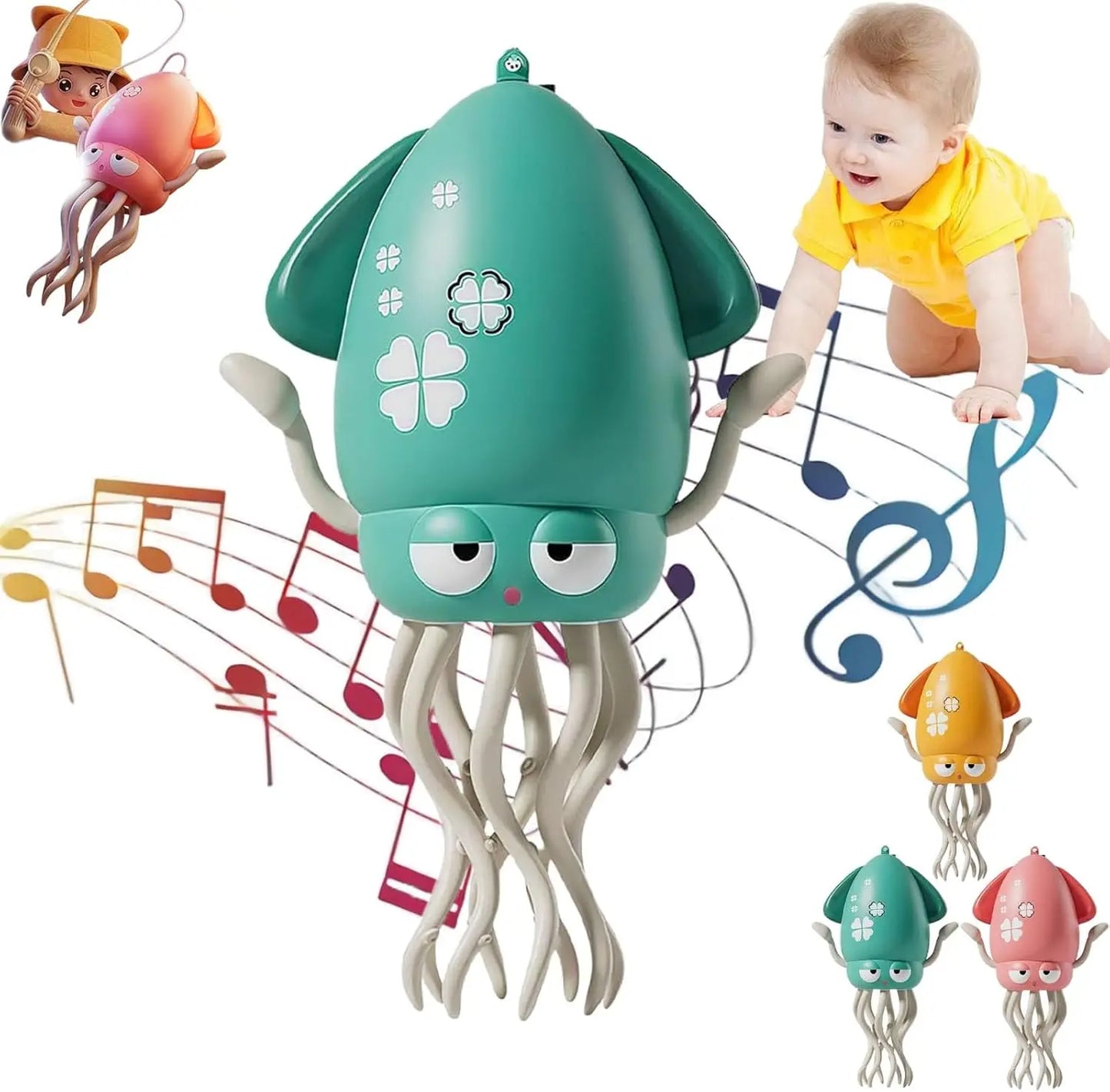 Baby swing toy duck or octopus
