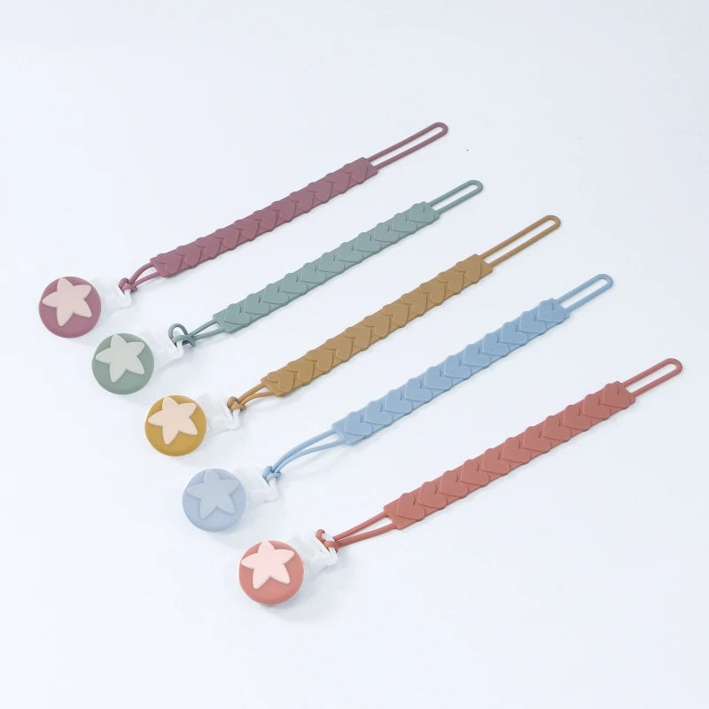 Baby Teether Anti-drop Chain Silicone