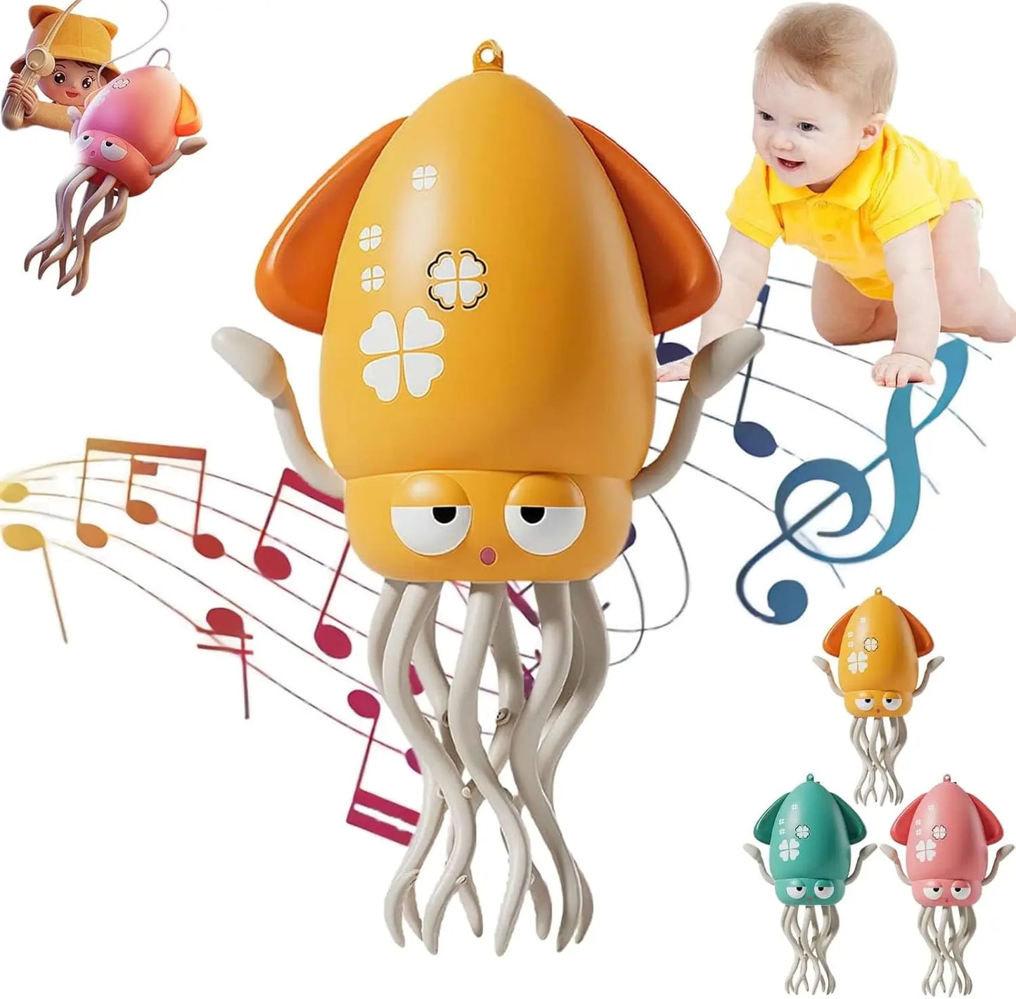Baby swing toy duck or octopus